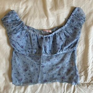 Coquette Flowery Top